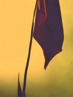 Красный флаг обои