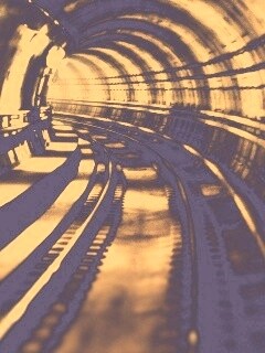 Тоннель метро обои