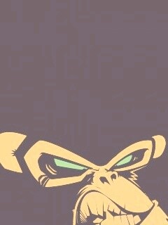 Злая обезьяна обои