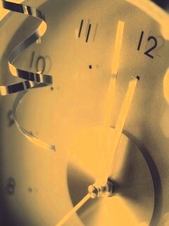 Часы в ожидании нового года обои