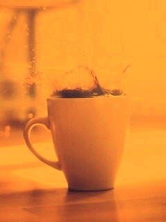 Кофейный всплеск обои