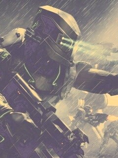 Бой под дождем обои