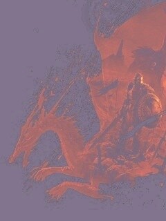 Красный дракон обои