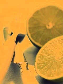 Нож, вилка и лайм обои