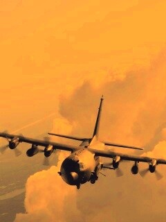 Самолет АС-130 обои