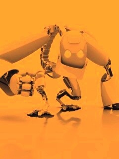 Крадущийся робот обои