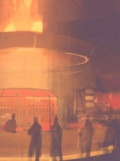 Красный бар из Mass Effect обои