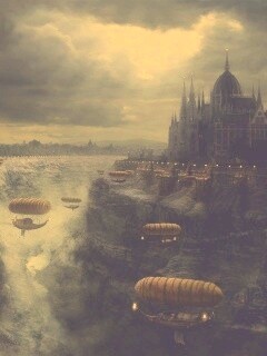 Фентезийный Будапешт обои