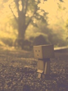 Картонный человечек обои