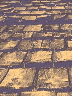 Деревянная крыша обои