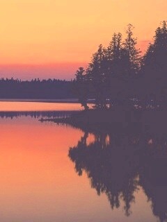 Вечерний пейзаж обои