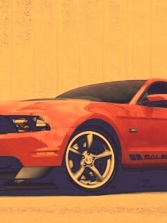 Красный Мустанг GT обои