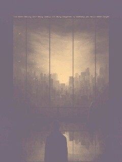 Человек в тени обои