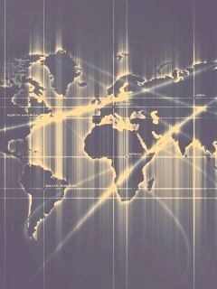 Карта мира в новом стиле обои