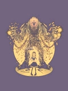 Куколка и боевой робот обои