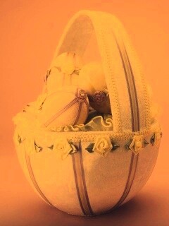 Пасхальная корзиночка обои