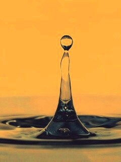 Падение капли обои