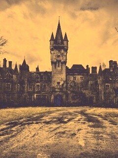 Разрушающийся замок обои