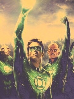 Зеленый фонарь обои