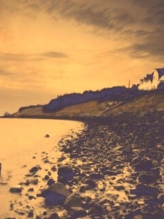 Дом у озера обои