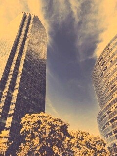 Осязательный Нью-Йорк с большими домами обои