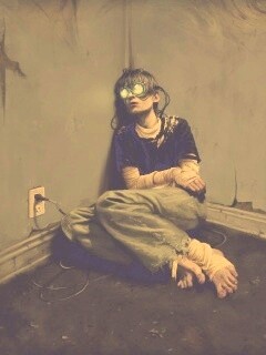 Потерянный в виртуальном мире обои