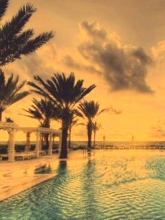 Бассейн обои