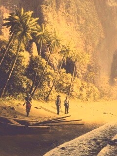 Люди на необитаемом острове обои