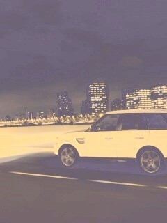 Рендж ровер на трассе обои