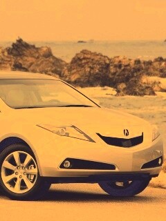 Acura на побережье обои
