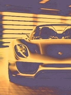 Золотой Порше обои