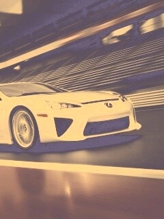 Lexus LFA на тарссу обои