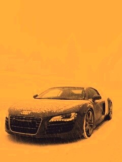 Audi R8 зимой обои
