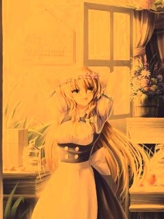 Анимешное утро обои