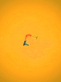 Сочный зеленый логотип Windows 7 обои