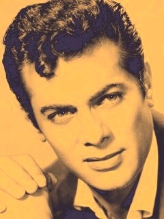 Чёрно белое фото Тони Кёртиса обои