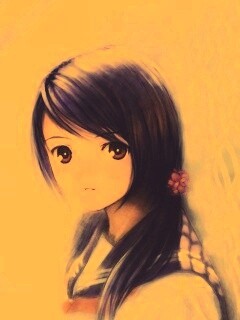 Девочка у сетчатого забора обои