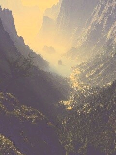 Озеро на перевале обои