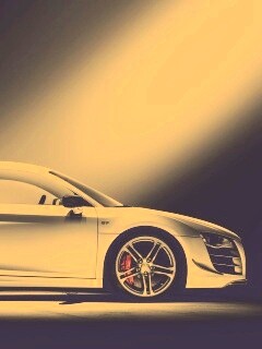 Audi R8 вид сбоку обои