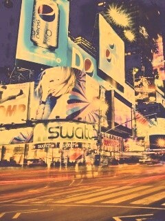 Огни мегаполиса обои