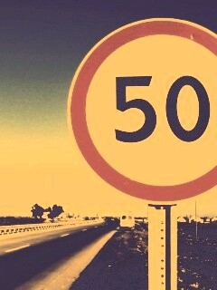 Ограничение скорости 50 км/ч обои