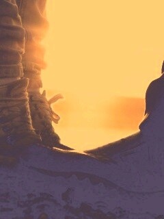 Поцелуй на цыпочках обои