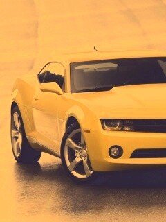 Шевроле Камаро на трассе обои