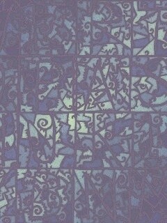 Витражные буквы обои