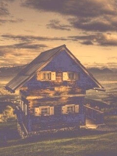 Старенький дом в Австрии обои