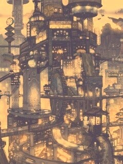 Город будущего обои