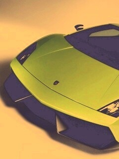 Зеленый Ламбо обои