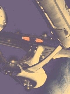 Космический корабль Enterprise из Star Trek обои