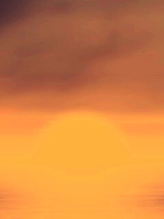 Нереальный закат обои