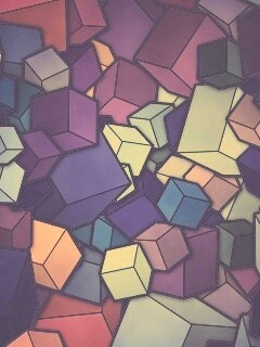 Кубики обои